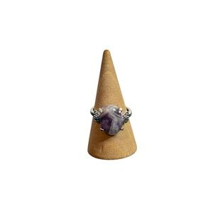 Amethyst Crystal Ring | Size 6.5
